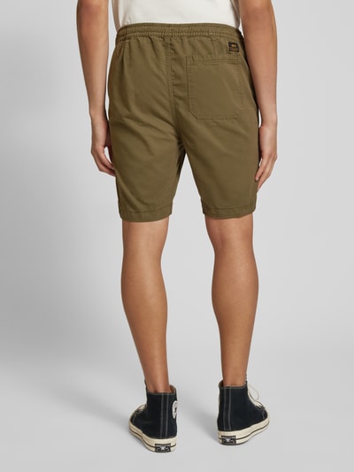 Alpha Industries Szorty z elastycznym pasem i tunelem Oliwkowy 5