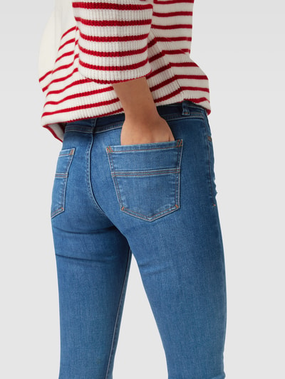 Esprit Jeansy o kroju skinny fit z efektem znoszenia Niebieski 3