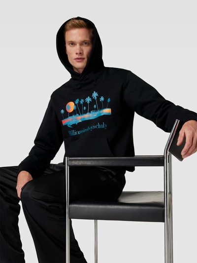 Billionaire Boys Club Hoodie mit Label- und Motiv-Print Black 3