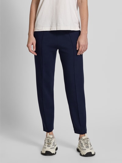 Christian Berg Woman Sweatpants mit Bundfalten Dunkelblau 4