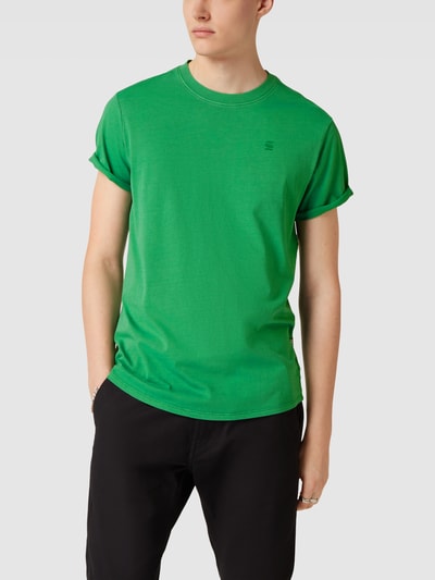 G-Star RAW T-Shirt mit Label-Detail Gruen 4