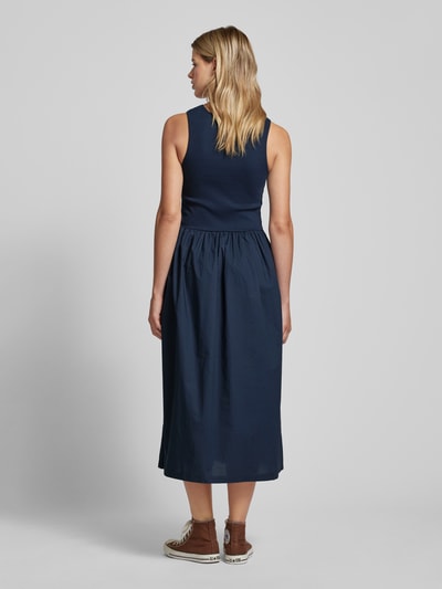 Marc O'Polo Denim Maxi-jurk met laagjeslook Marineblauw - 5