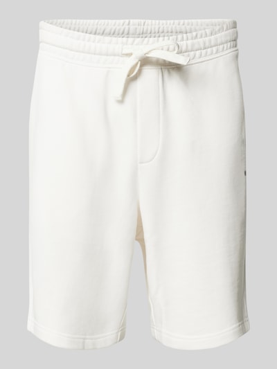 HUGO Sweatshorts mit Label-Print Modell 'Nomario' Offwhite 2