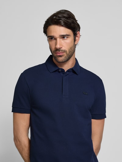 Lacoste Regular Fit Poloshirt aus Baumwoll-Mix Marine 3