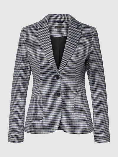 More & More Blazer mit Allover-Muster Hellgrau 2