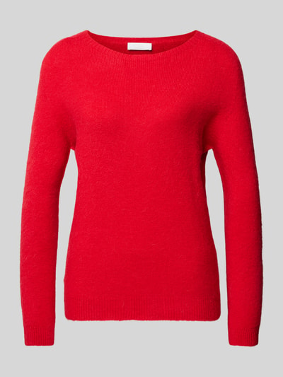 Rich & Royal Gebreide pullover met ronde hals Rood - 2