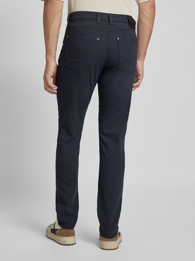 bugatti Regular fit stoffen broek in 5-pocketmodel, model 'Cordoba' Marineblauw - 5