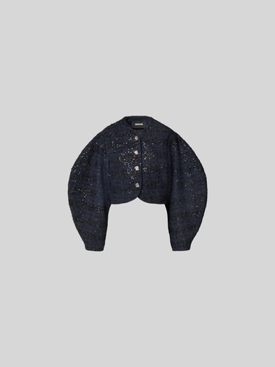 ROTATE Jacke mit Knopfleiste Dunkelblau 2