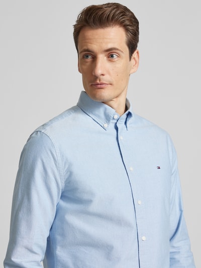 Tommy Hilfiger Regular Fit Freizeithemd mit Button-Down-Kragen Hellblau 3