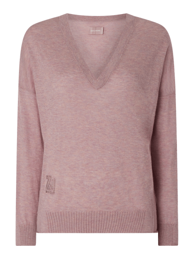 Zadig & Voltaire Pullover aus Kaschmir Modell 'Brumy' Rosa 1