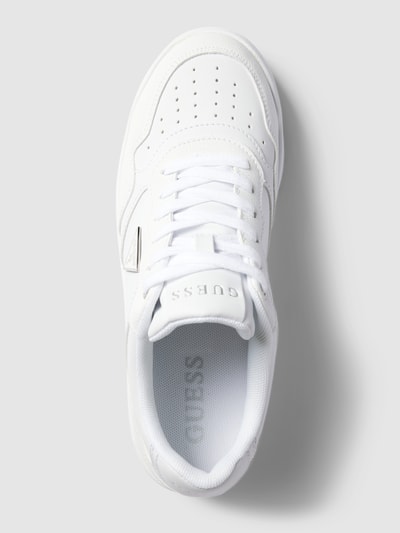 Guess Sneaker in unifarbenem Design Modell 'MIRAM' Weiss 4