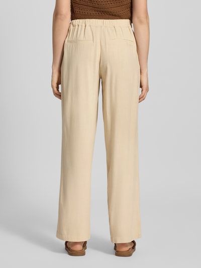 Pepe Jeans Loose Fit Leinenhose aus Viskose-Lyocell-Mix Offwhite 5