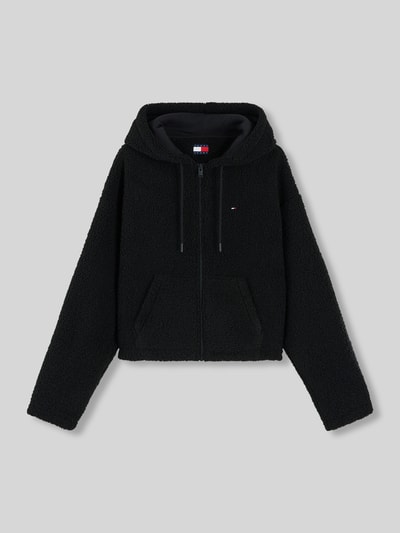 Tommy Jeans kurtka teddy o kroju regular fit z zamkiem błyskawicznym Czarny 2