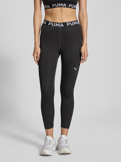 PUMA Legginsy z nadrukiem z logo model ‘Strong’ Czarny 4