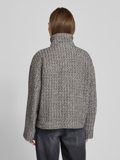 Jake*s Casual Jacke mit Stehkragen und Pattentaschen Black 5