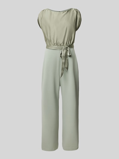 Swing Jumpsuit mit Bindegürtel Schilf 2