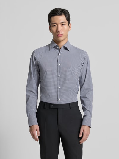 BOSS Regular Fit Businesshemd mit Kombimanschette Modell 'P-JOE-K' Black 4