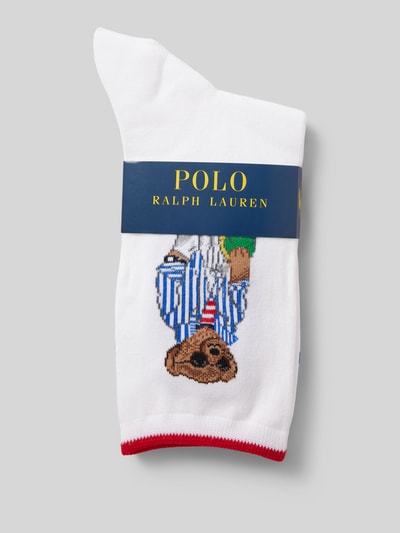 Polo Ralph Lauren Socken mit Label-Print Weiss 3