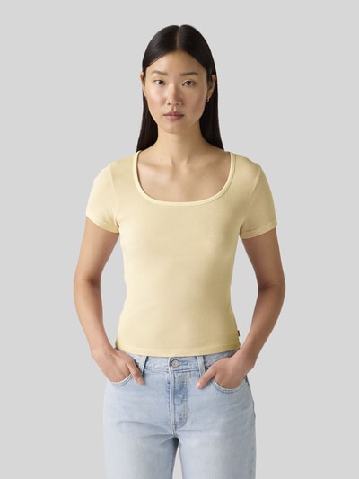 Levi's® Slim Fit T-Shirt Pastellgelb 1