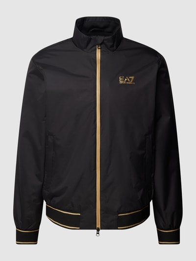 EA7 Emporio Armani Blouson met opstaande kraag en tweewegsritssluiting Zwart - 2