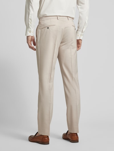 JOOP! Collection Spodnie do garnituru o kroju slim fit w kant model ‘Blayr’ Piaskowy 5