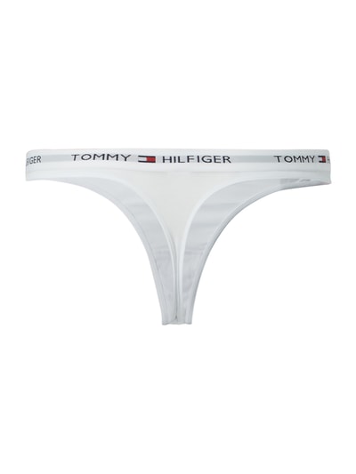 TOMMY HILFIGER String aus Baumwoll-Elasthan-Mix Weiss 3