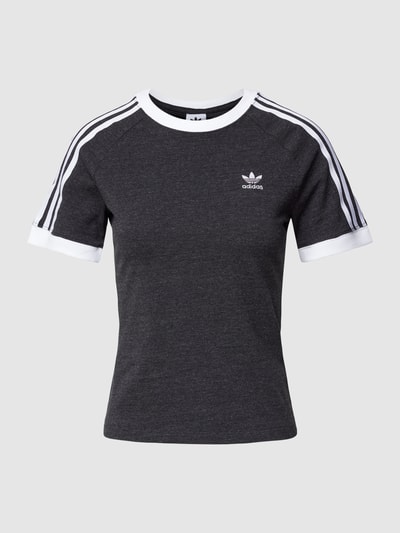 adidas Originals T-shirt met labelstitching Zwart - 2