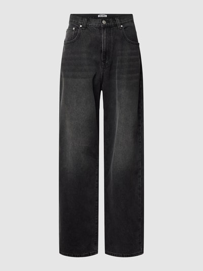 REVIEW Wide Leg Jeans im 5-Pocket-Design Black 2