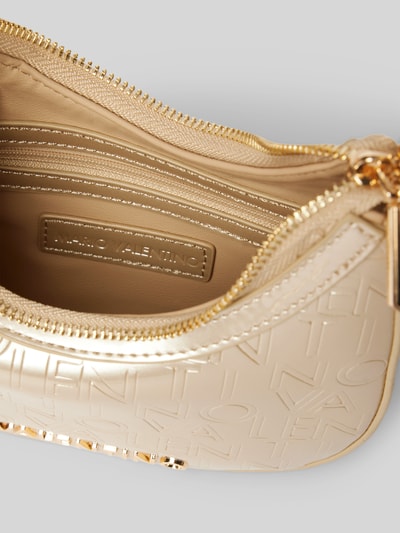 VALENTINO BAGS Handtas met labelapplicatie, model 'GERANIUM' Goud gemêleerd - 4