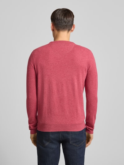 Fynch-Hatton Regular Fit Pullover mit Kaschmir-Anteil Modell 'Merino' Kirsche 5