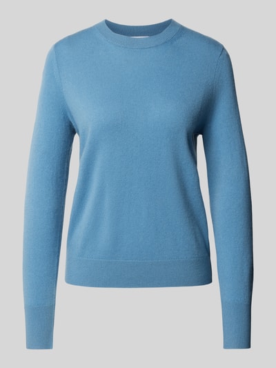 Jake*s Casual Gebreide pullover met ribboorden Bleu - 2