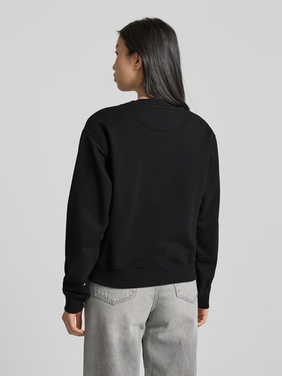 Guess Sweatshirt mit Label-Detail BLACK 5