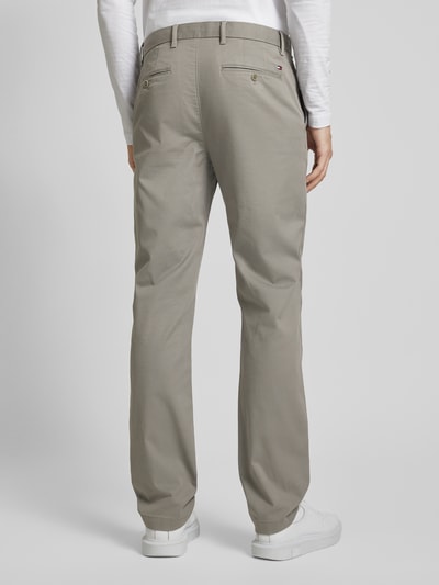 Tommy Hilfiger Chino met achterzakken, model 'DENTON' Middengrijs - 5