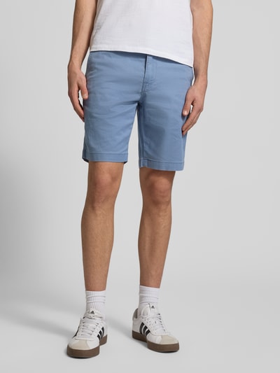 Levi's® Regular Fit Chinoshorts aus Baumwoll-Mix Rauchblau 4