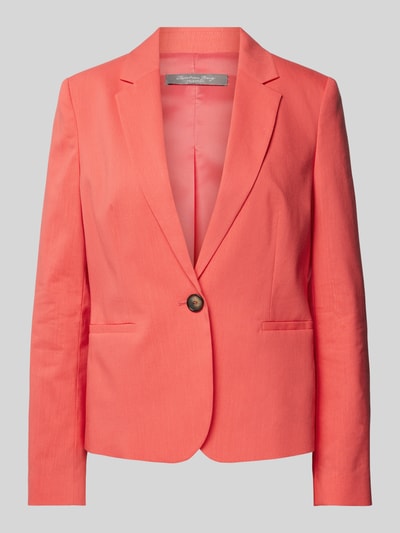 Christian Berg Woman Selection Blazer met strookzakken Koraal - 2