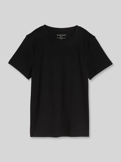Tom Tailor Regular Fit T-Shirt aus reiner Baumwolle Black 2