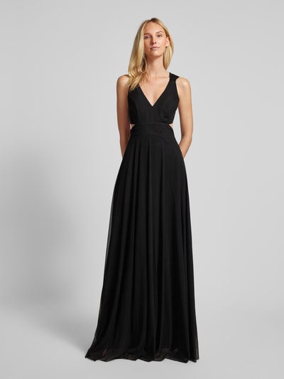 TROYDEN COLLECTION Abendkleid mit gelegten Falten Black 4