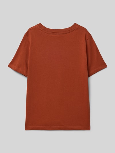 Jack & Jones T-Shirt mit Label-Print Modell 'CANGGU' Rot 3