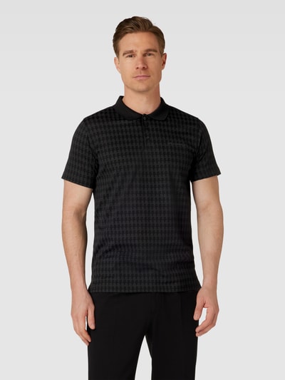 Karl Lagerfeld Poloshirt mit Logo-Muster Black 4