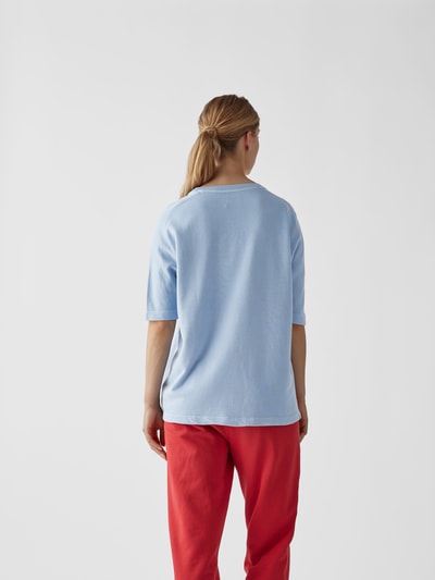 Zadig & Voltaire T-Shirt mit Statement-Print Ozean Blau 5