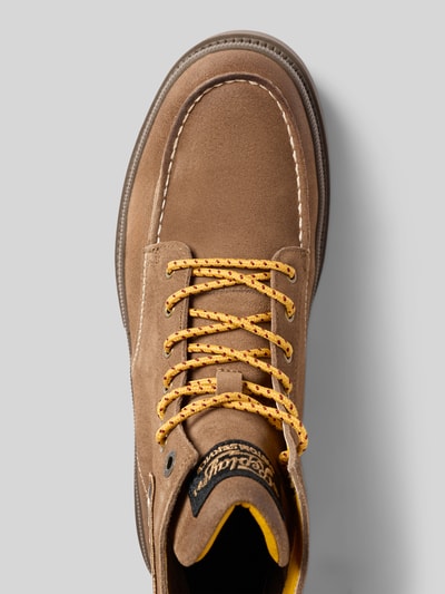 Replay Boots aus Leder mit Label-Details Modell 'SANDTOWN' Camel 3