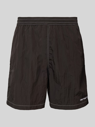 Carhartt Work In Progress Spodenki kąpielowe z elastycznym pasem model ‘CANBY’ Czarny 1