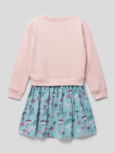 Happy Girls Knielanges Kleid mit Motiv-Print Altrosa 3