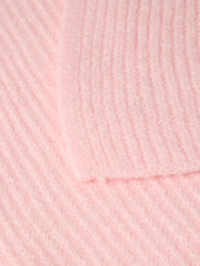 Christian Berg Woman Grobstrick-Schal in rechteckiger Form Hellrosa 2