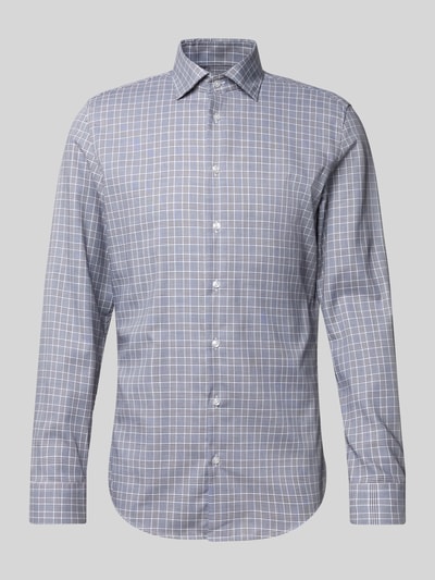 SEIDENSTICKER Slim fit zakelijk overhemd met knoopsluiting Marineblauw - 2