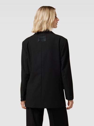 HUGO Blazer met klepzakken, model 'Agura' Zwart - 5