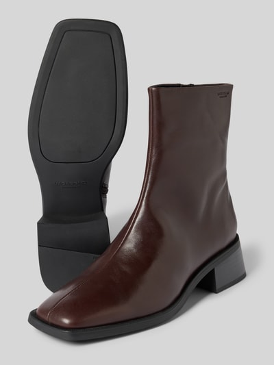 Vagabond Laarsjes gemaakt van echt leer, model 'BLANCA' Chocoladebruin - 4