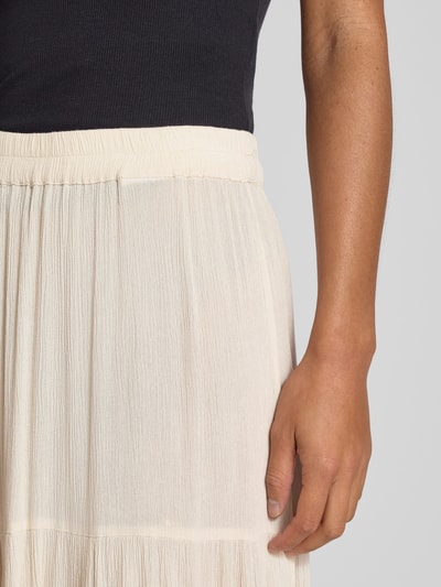 Only Loose Fit Maxi-Rock aus reiner Viskose Modell 'MIKKA' Ecru 3