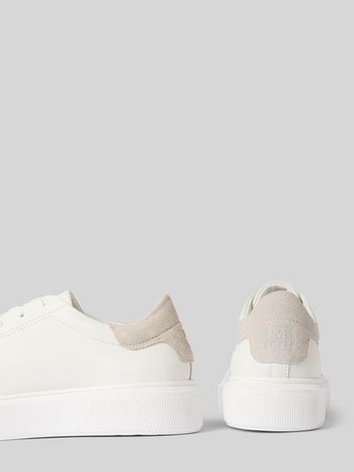 Marc O'Polo Low Top Sneaker aus edlem Rindsleder Weiss 2