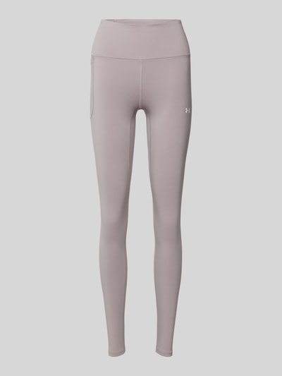 Under Armour Legging met logoprint, model 'EMEA' Taupe - 1